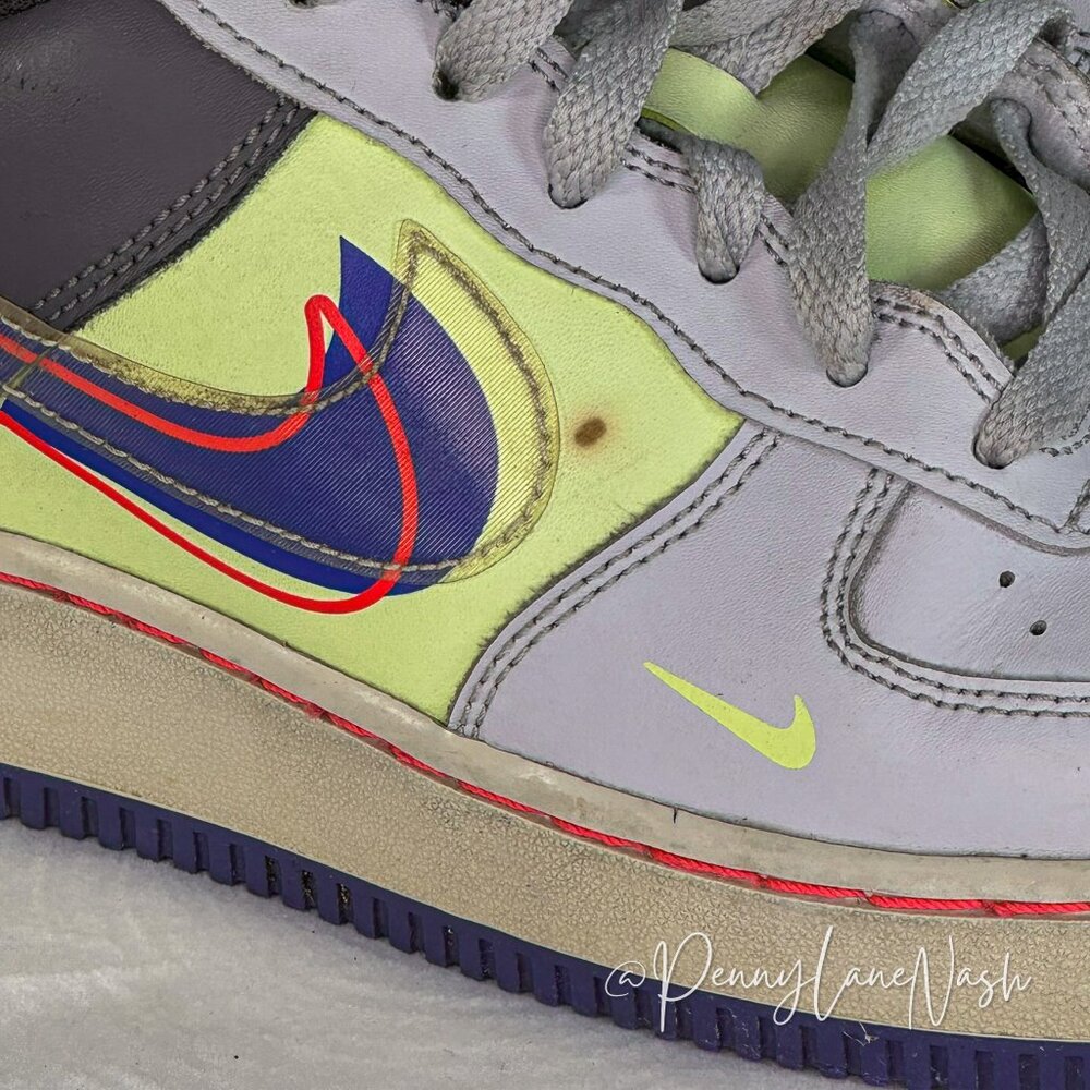 Nike Air Force 1 Low Dunk It (GS) Size 7Y- CT1628-001 - Picture 4 of 13